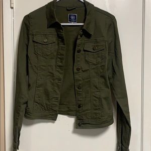 Green khaki jacket NWOT